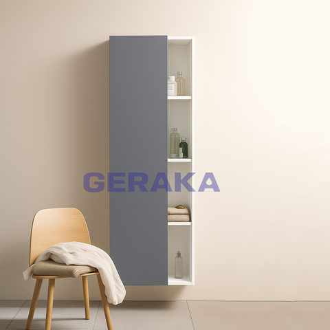 Колона за баня с врата и ниши